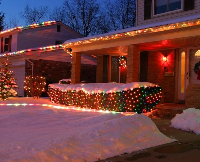 house with christmas lights decor gallery 11